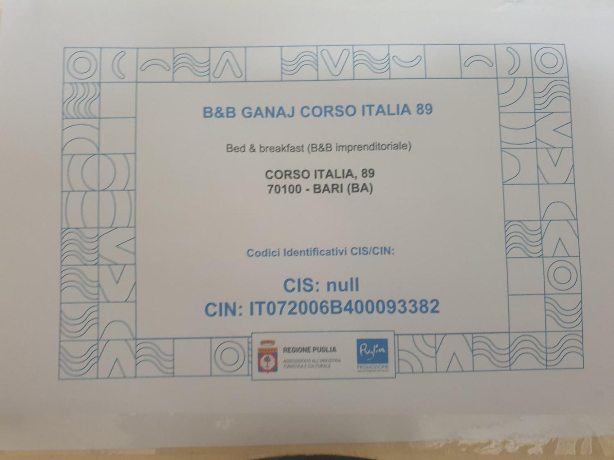 B&B Ganaj La Terrazza Di Ganaj Бари Экстерьер фото